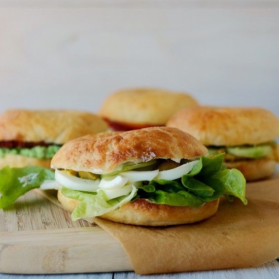 Rezeptbild: Belegte Bagels