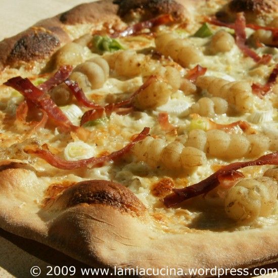 Rezeptbild: Elsässer Flammkuchen mit Stachys