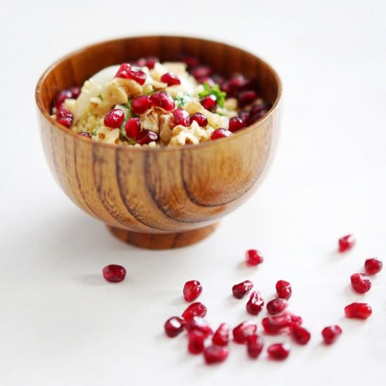 Rezeptbild: Taboulé mit Sellerie, Fenchel und Granatapfel