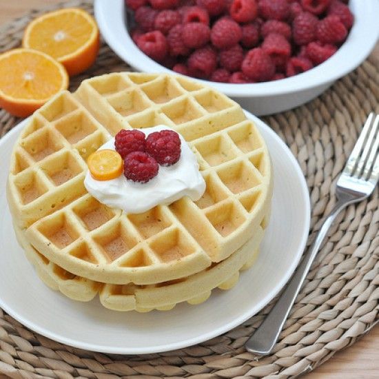 Rezeptbild: Vanillewaffeln