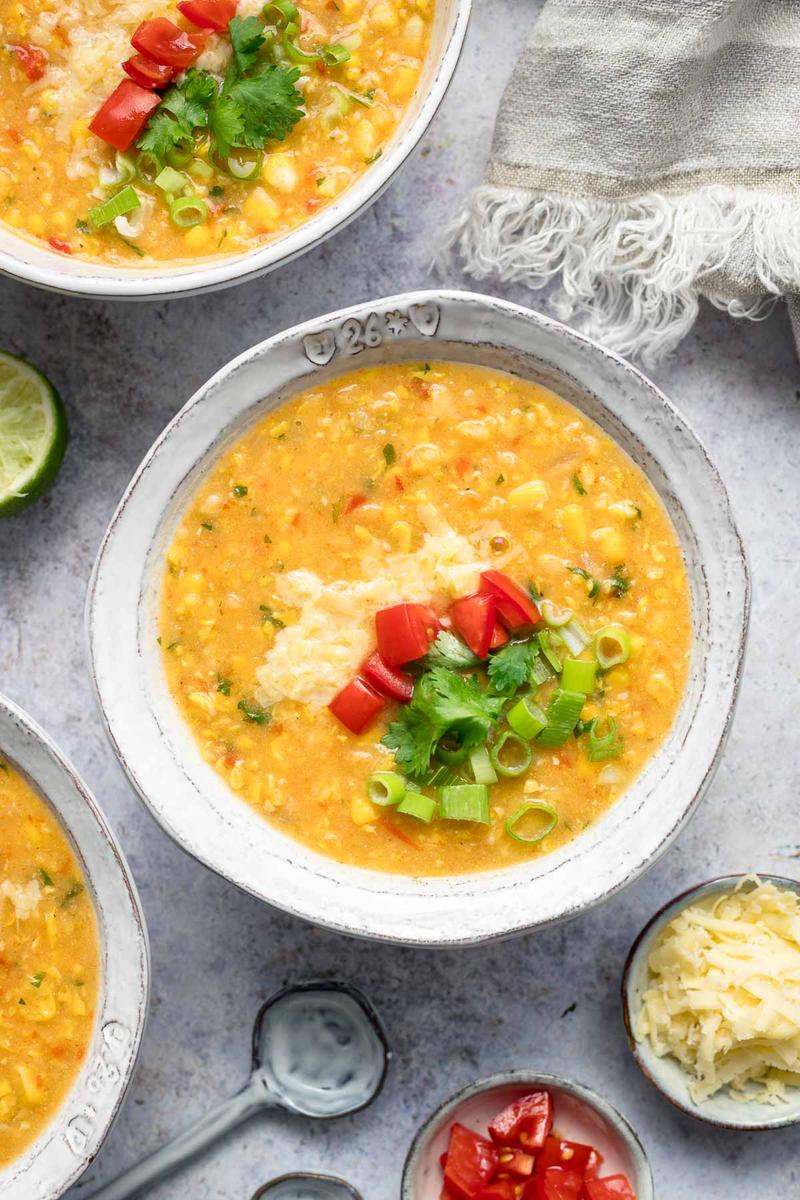 Rezeptbild: Corn Chowder (Amerikanische Maissuppe)
