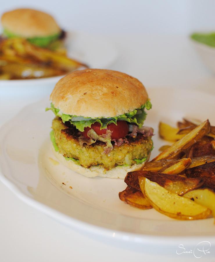 Rezeptbild: Broccoli-Quinoa-Burger
