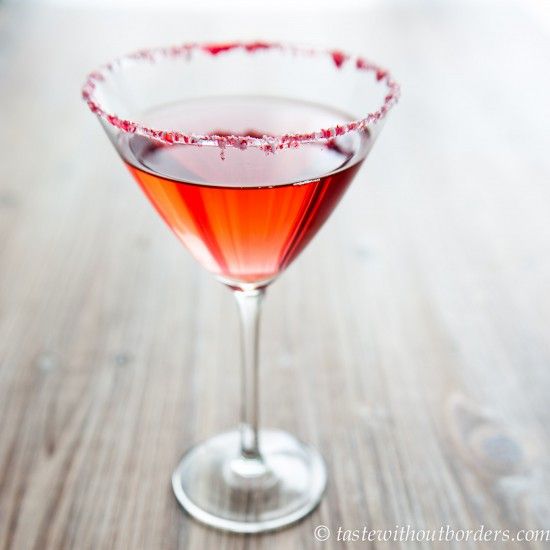 Rezeptbild: Lebkuchen-Sauerkirsch-Prosecco