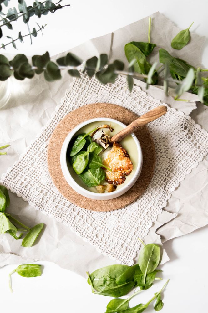 Rezeptbild: Cremige Spinatsuppe