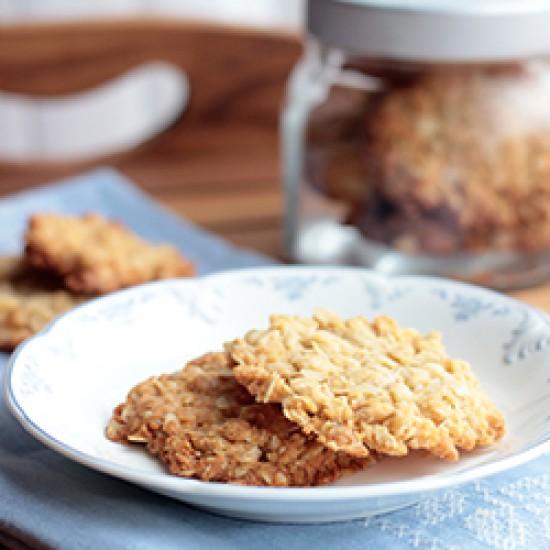 Rezeptbild: Haferflocken-Kokos-Kekse