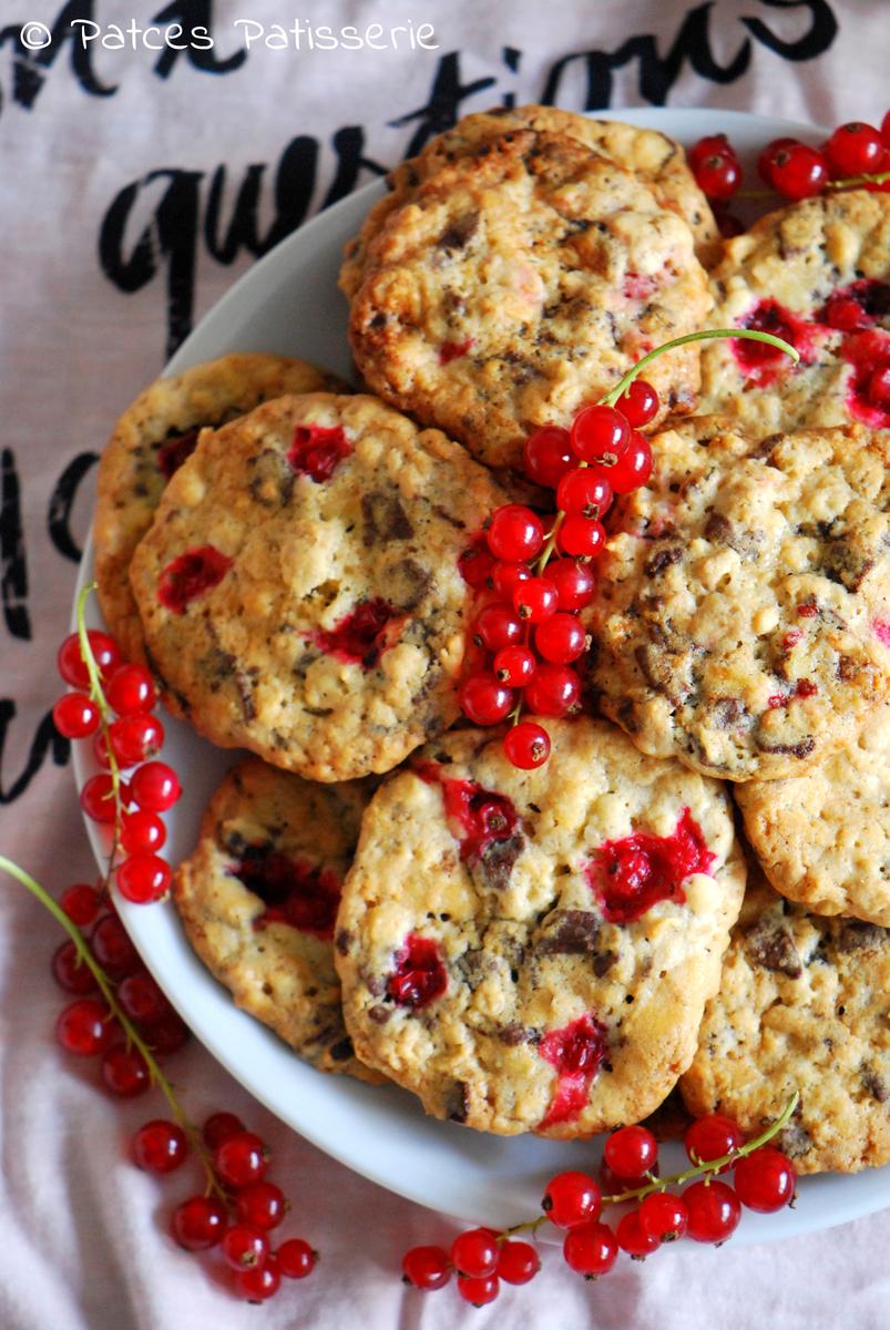 Rezeptbild: Johannisbeer-Streusel-Cookies