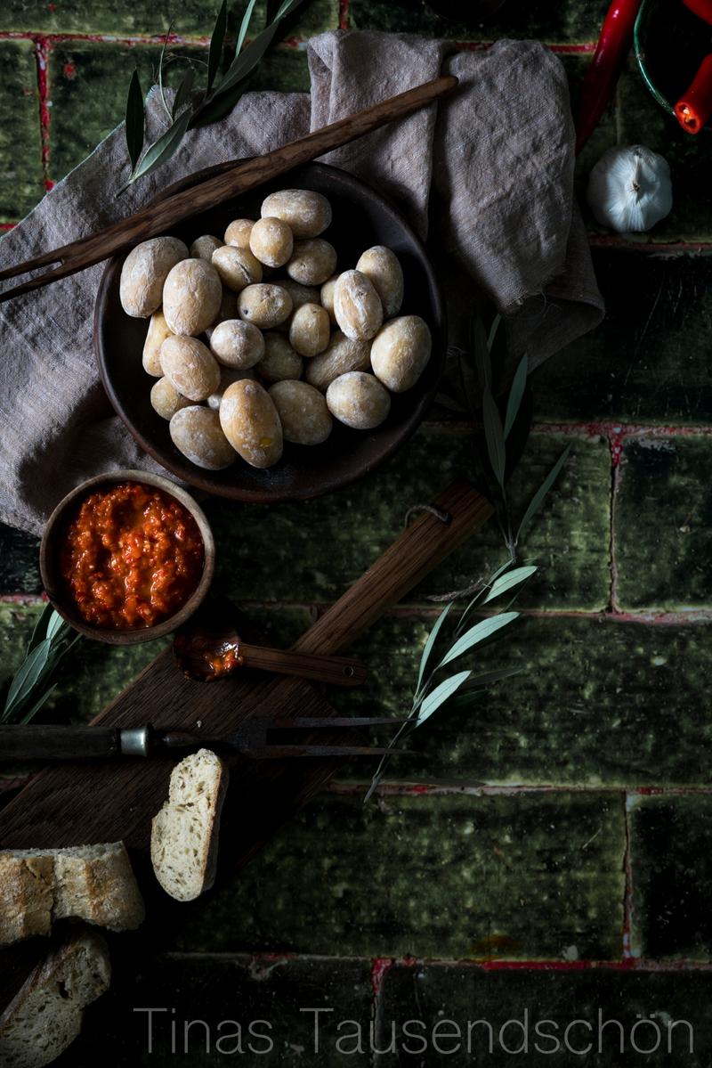 Rezeptbild: Papas Arrugadas mit Mojo Rojo
