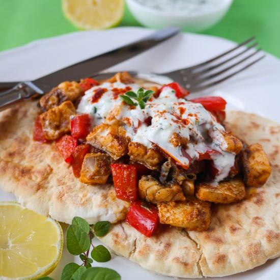 Rezeptbild: Gyros vom Wolfsbarsch