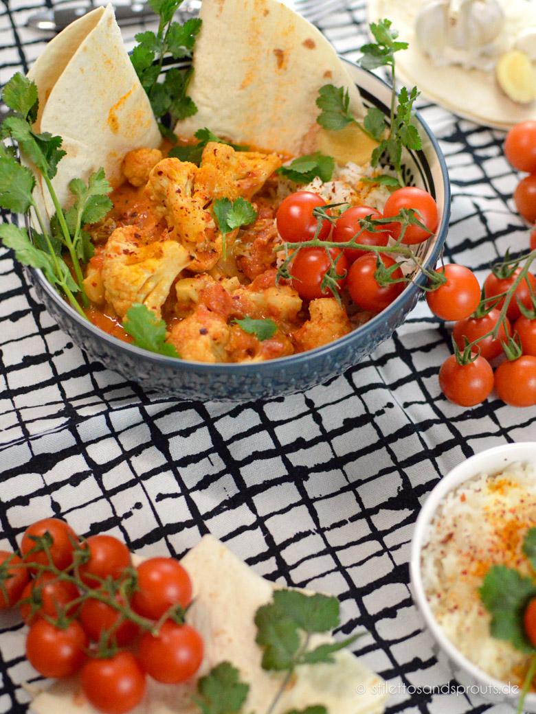 Rezeptbild: Veganes Butter-Blumenkohl-Curry