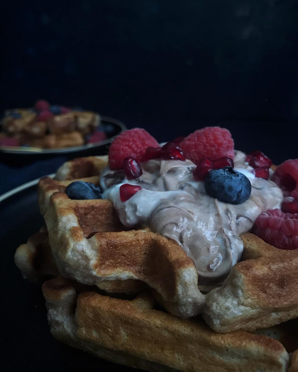 Rezeptbild: Walnusswaffeln