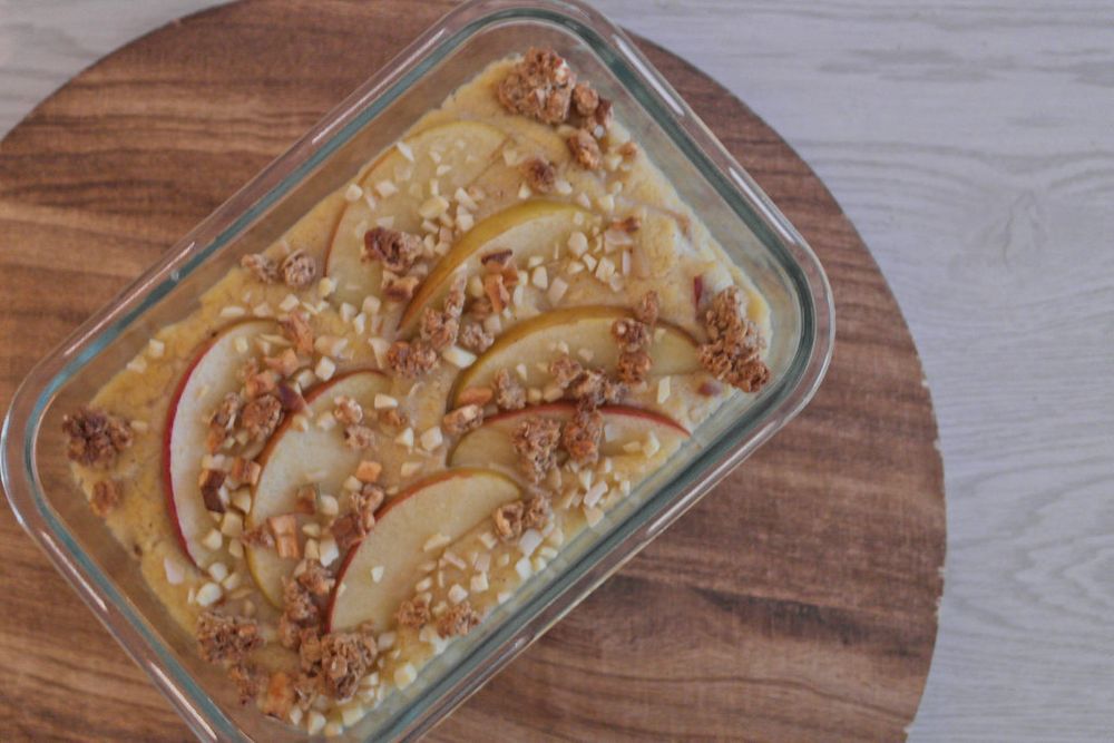 Rezeptbild: Frühstückspolenta mit Apfel