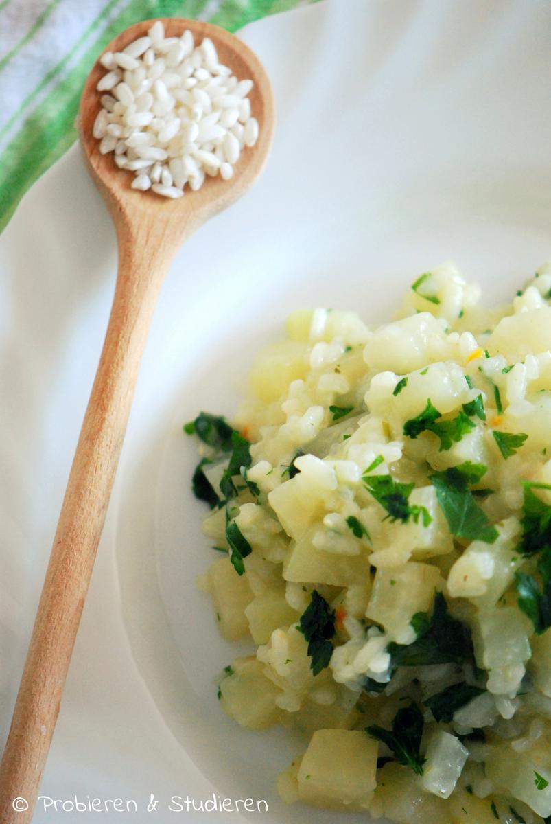 Rezeptbild: Kohlrabi-Risotto mit Petersilie