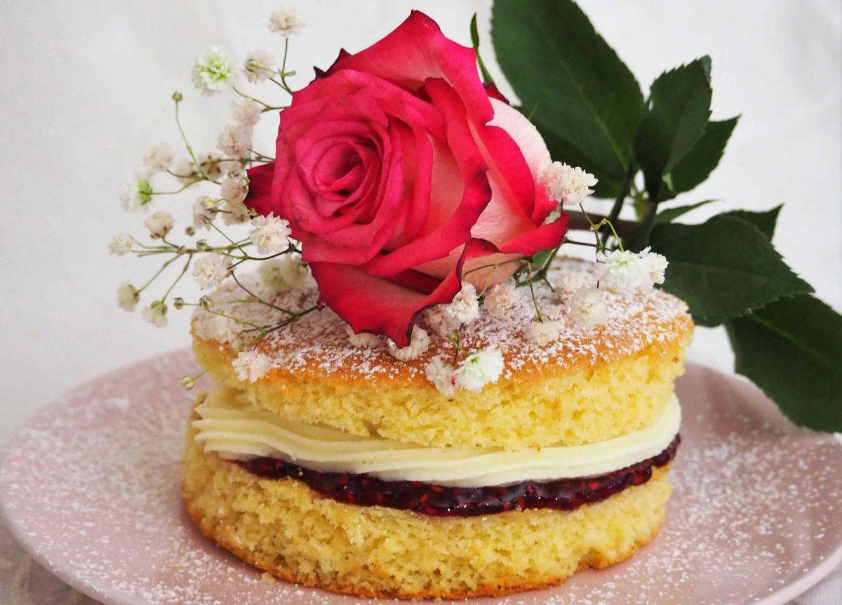 Rezeptbild: Königlich: Victoria Sponge Kuchen