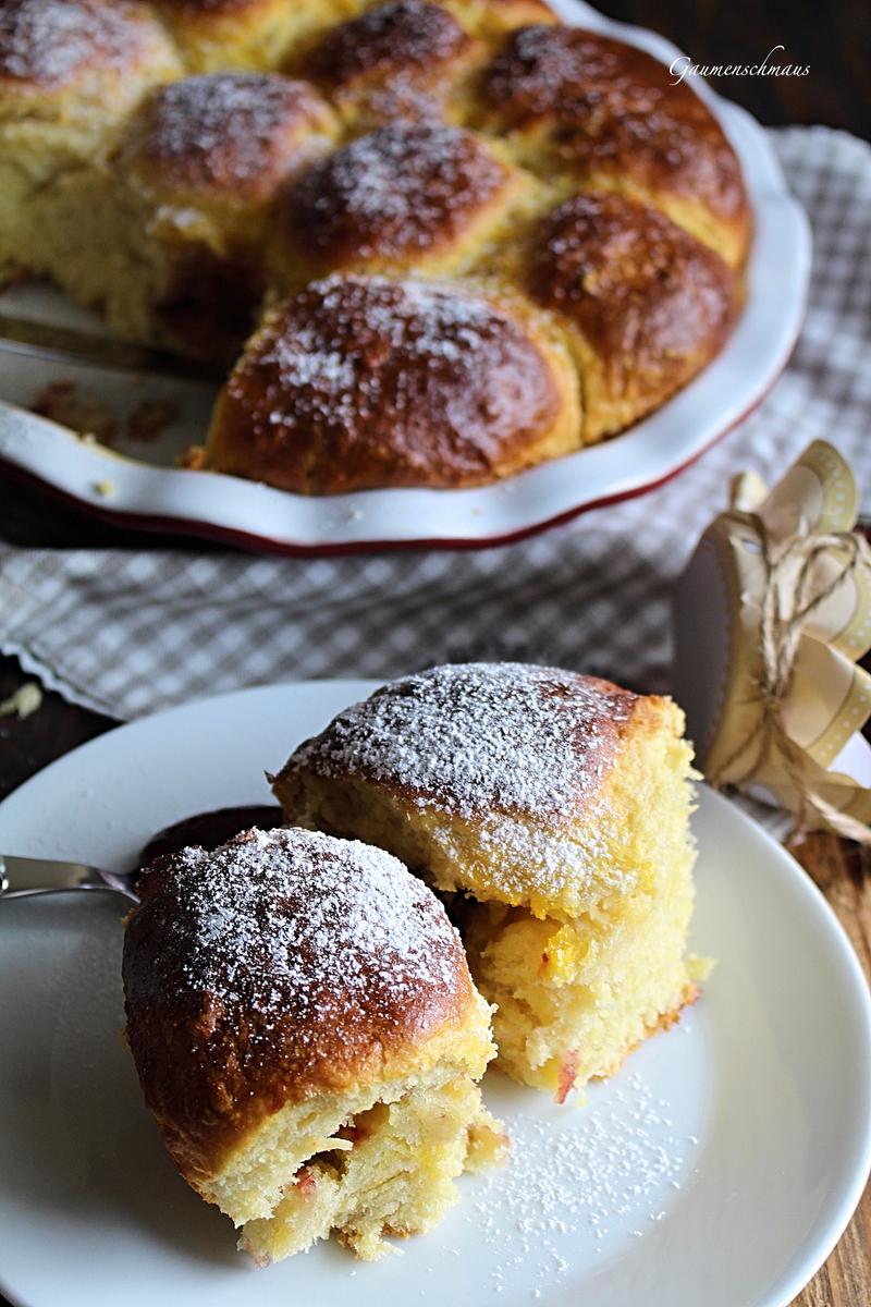 Rezeptbild: Fruchtige Tarte-Buchteln