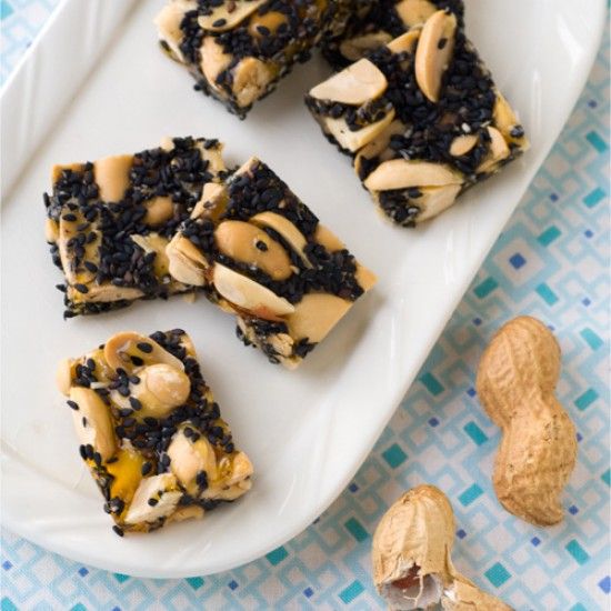 Rezeptbild: Erdnuss und Sesam Candy