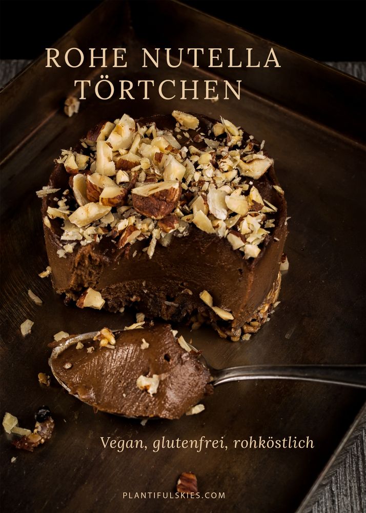 Rezeptbild: Rohe Nutella Törtchen -vegan-