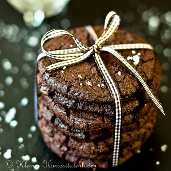 Rezeptbild: Sablés chocolat à la fleur de sel