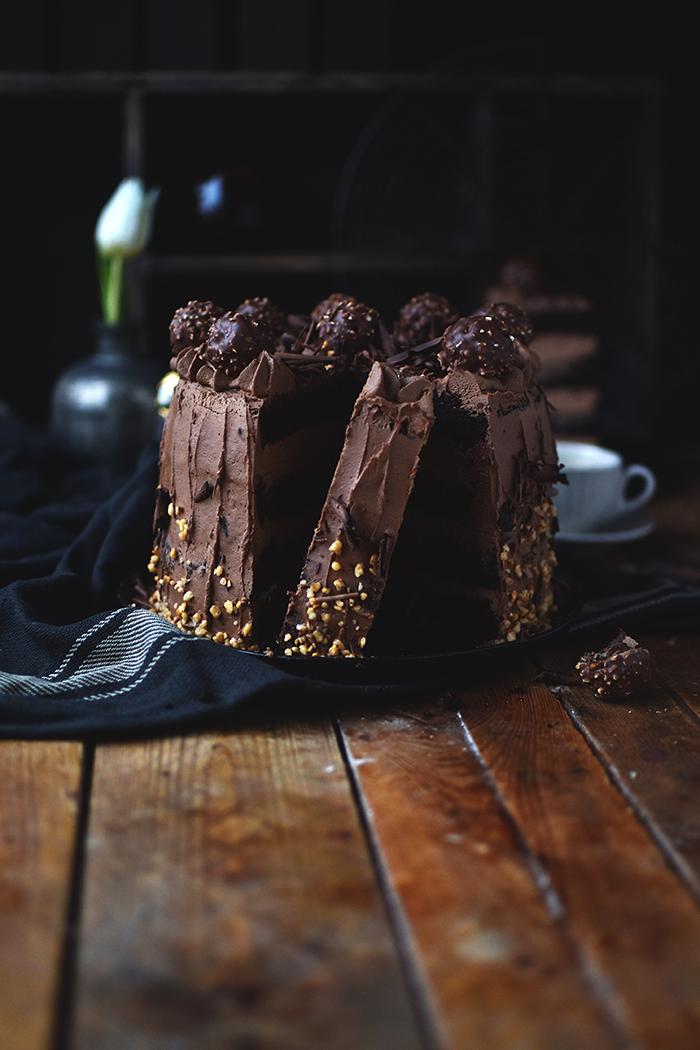Rezeptbild: Rocher Torte