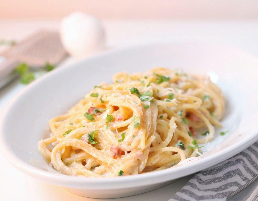 Rezeptbild: One Pot Pasta alla Carbonara