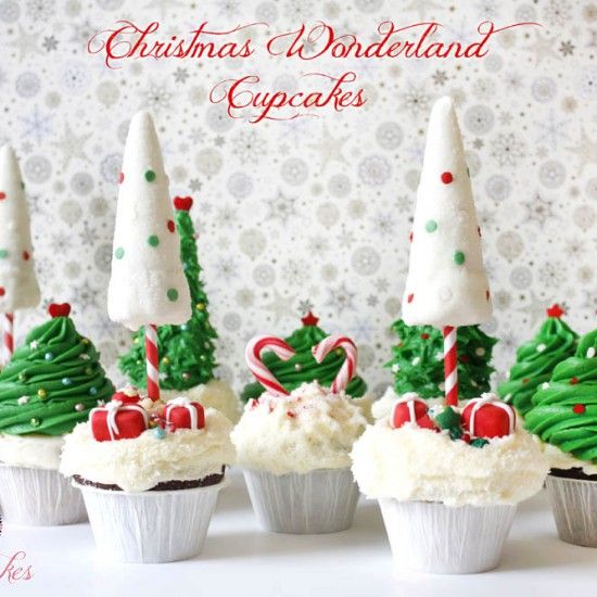 Rezeptbild: Weihnachts Winter Wunderland: Cupcakes