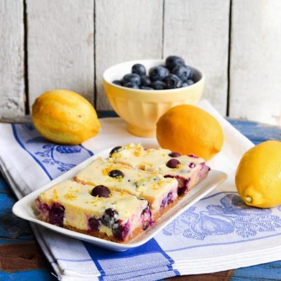 Rezeptbild: Blueberry Lemon Bars