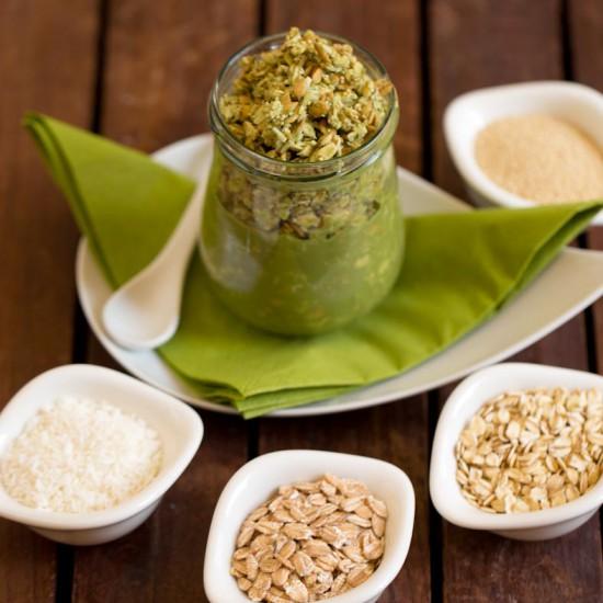 Rezeptbild: Matcha Müsli