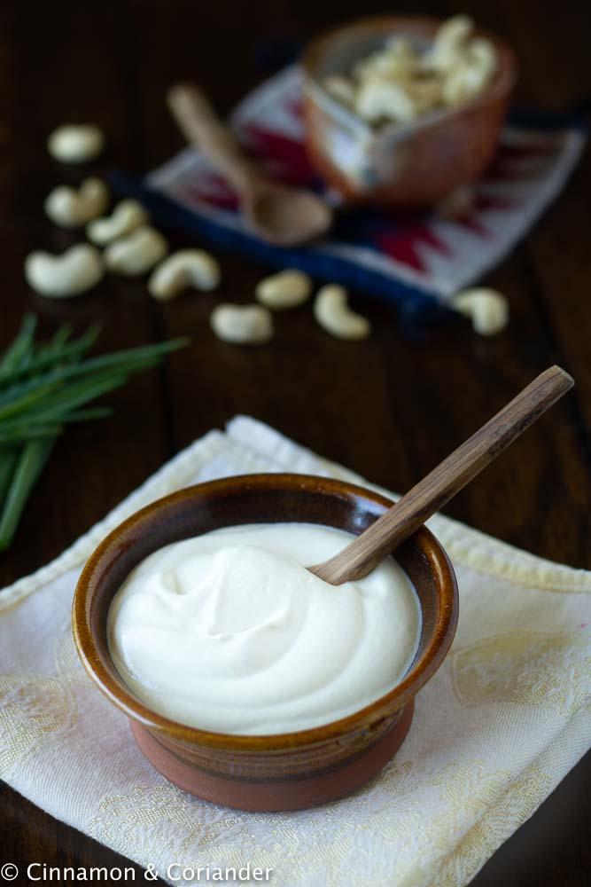 Rezeptbild: Vegane Saure Sahne