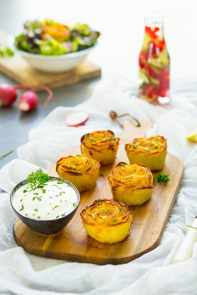 Rezeptbild: Kartoffelrosen