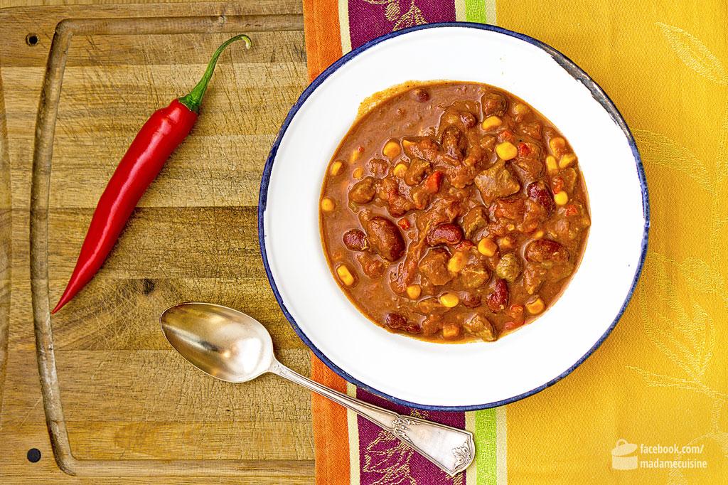 Rezeptbild: Chili con Carne mit Rindfleisch