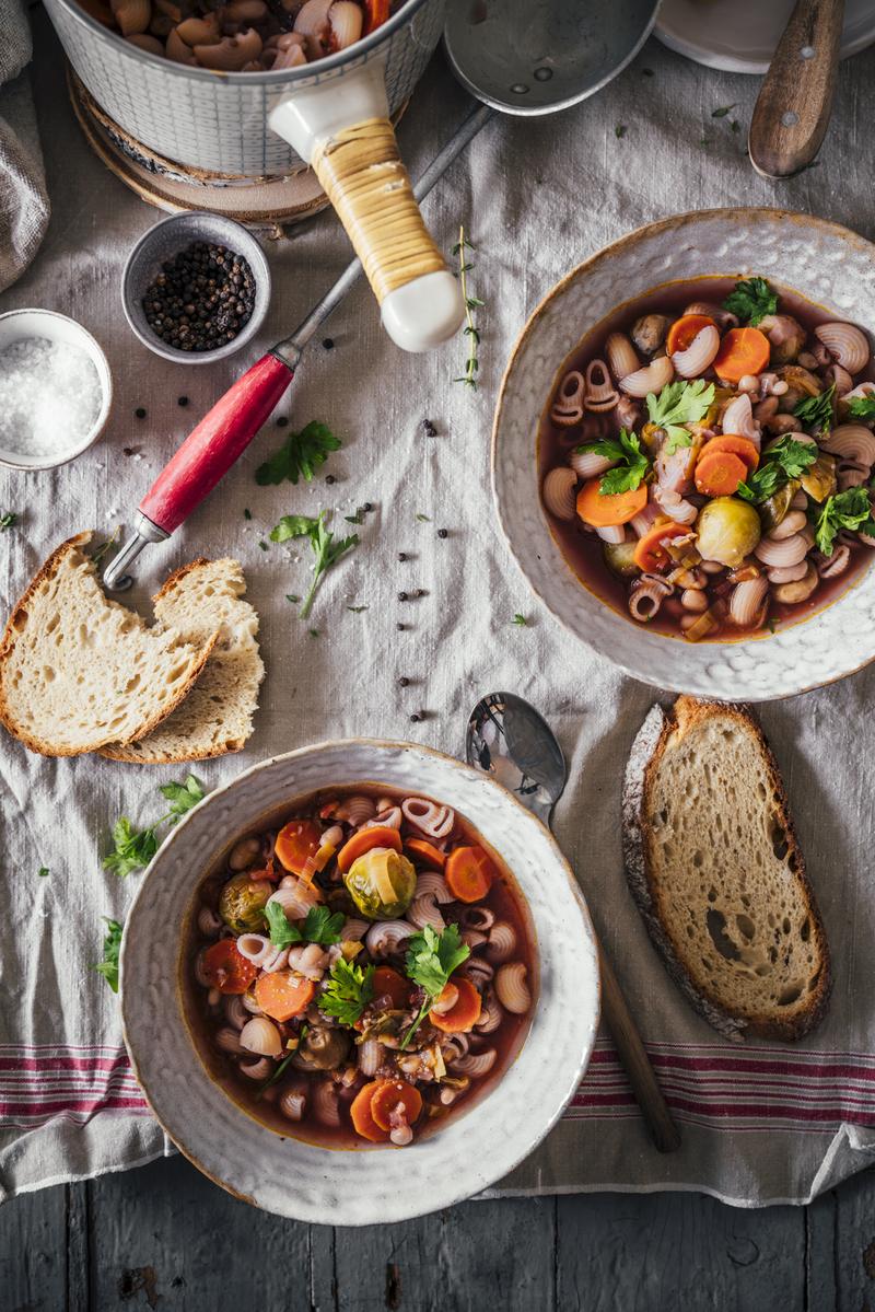 Rezeptbild: Winter Minestrone mit Maronen
