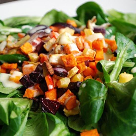 Rezeptbild: Wurzelsalat