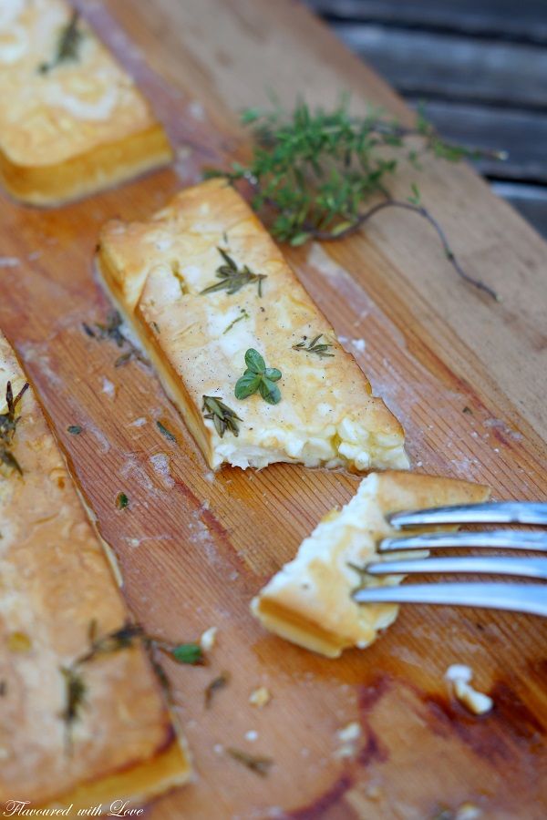 Rezeptbild: Feta von der Zedernplanke
