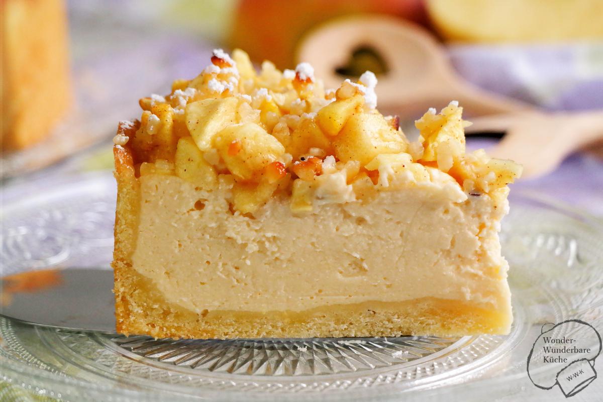 Rezeptbild: Kleiner Apfel-Käsekuchen