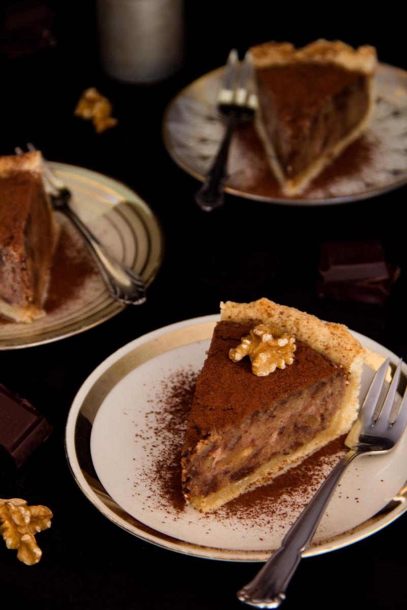 Rezeptbild: Schoko-Nuss-Tarte (vegan)