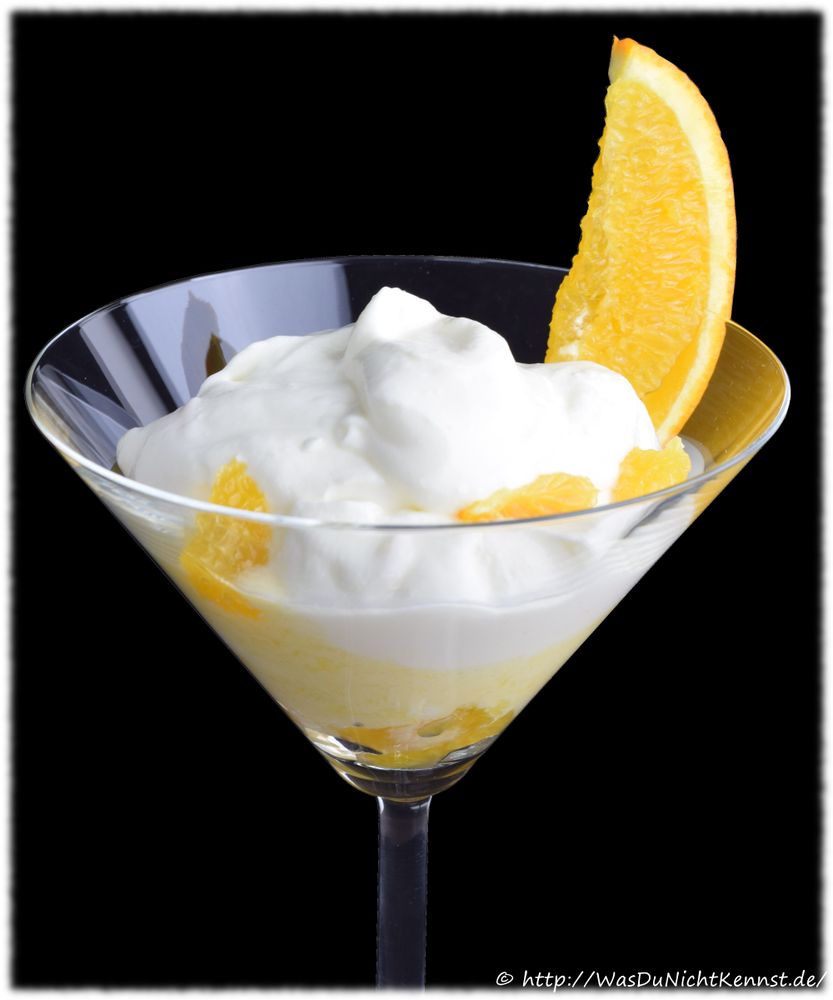 Rezeptbild: Mascarponecreme mit Orangen