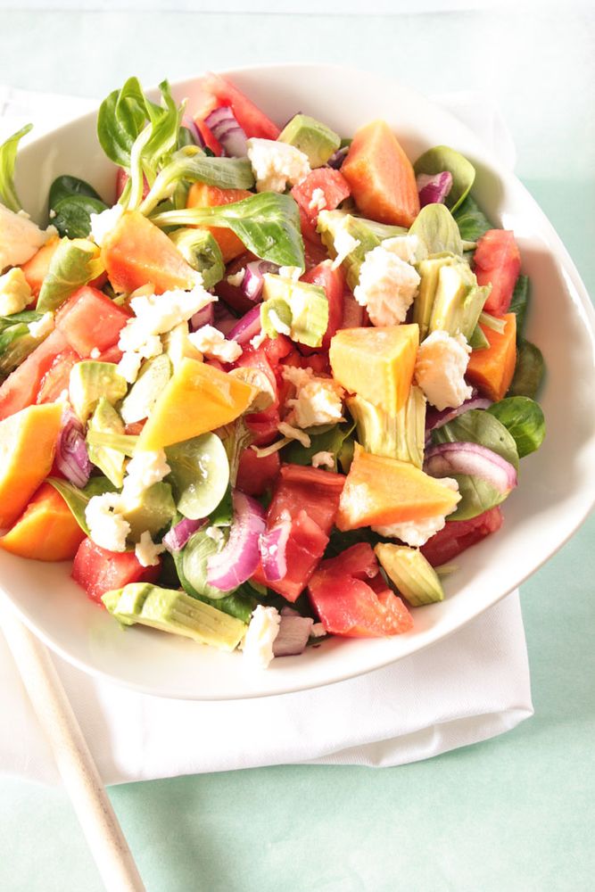 Rezeptbild: Herzhafter Papaya Salat