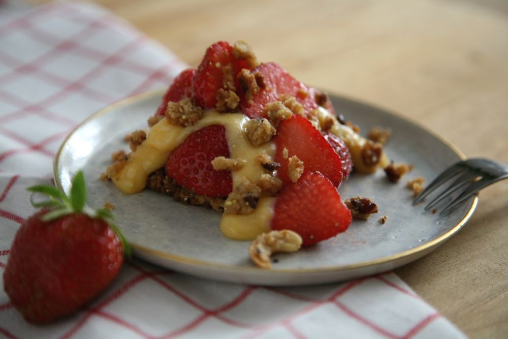 Rezeptbild: Knusper Erdbeer Törtchen