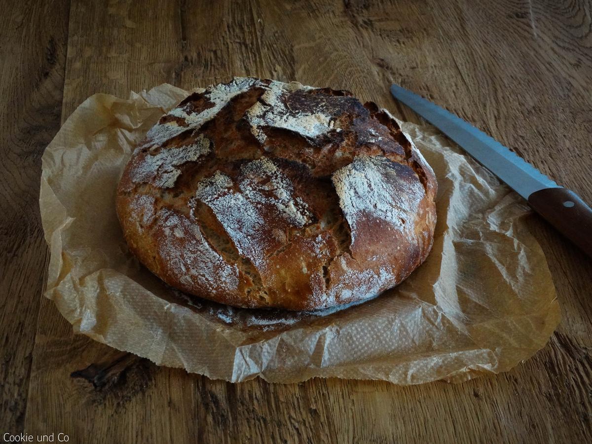 Rezeptbild: No knead Bread (mit Hefewasser)