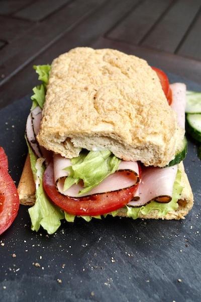 Rezeptbild: Puten Sandwich Baguette