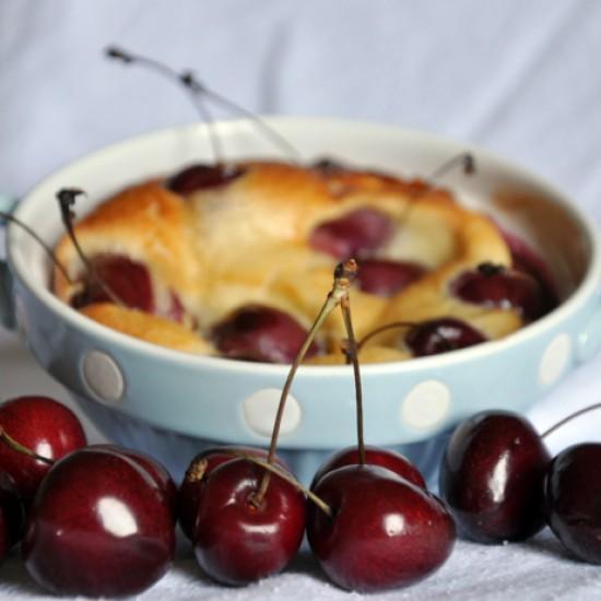 Rezeptbild: Kirschauflauf