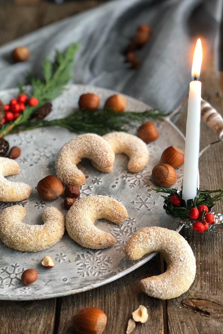 Rezeptbild: Haselnusskipferl