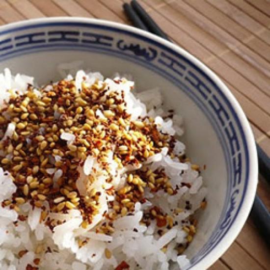 Rezeptbild: Karotten Sesam Furikake ohne Nori