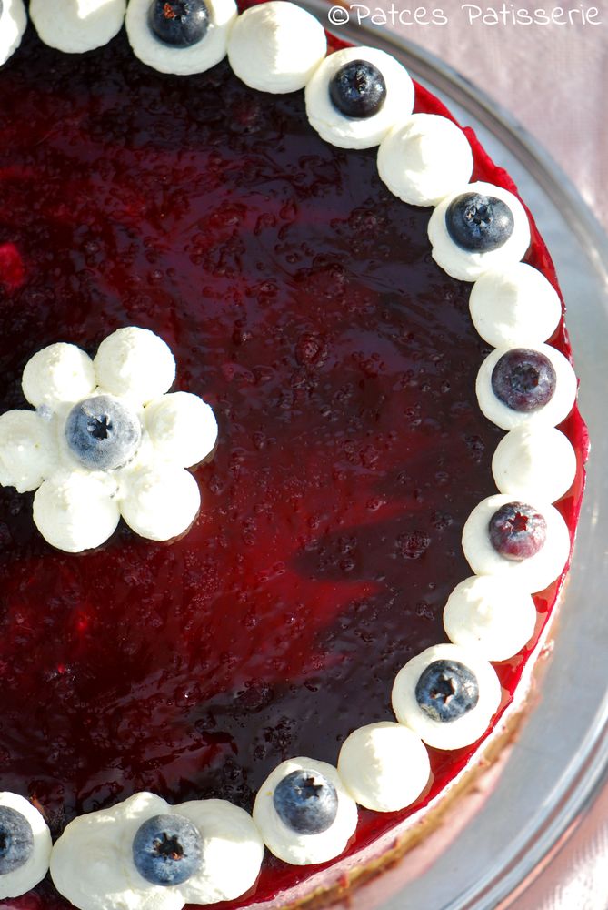 Rezeptbild: Heidelbeer-Schmand-Torte 