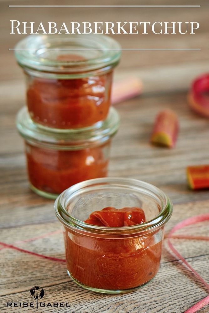 Rezeptbild: Rhabarberketchup – die ausgefallene Grillsauce