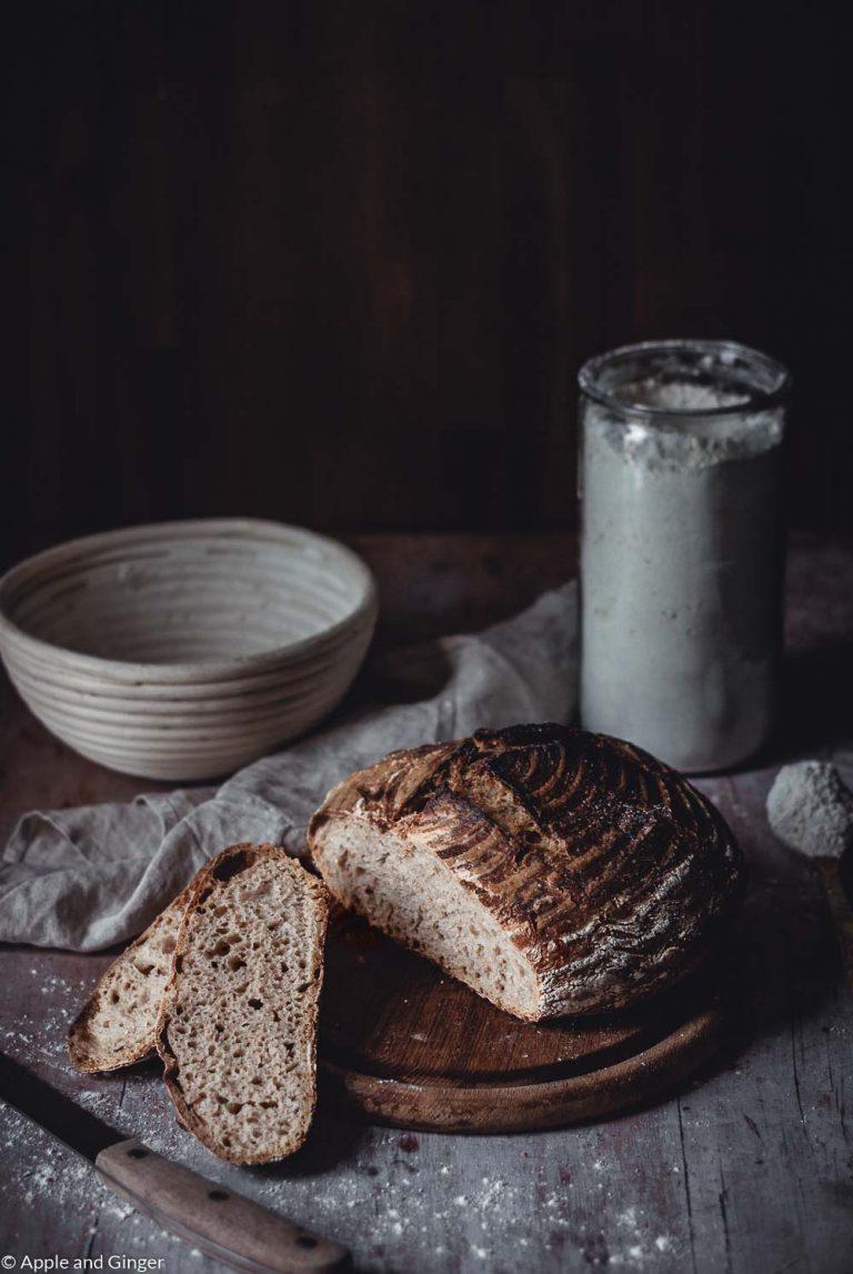 Rezeptbild: Reines Dinkel-Sauerteigbrot