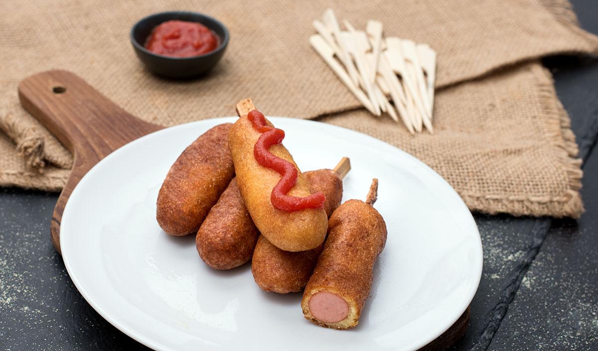 Rezeptbild: Amerikanische Corndogs