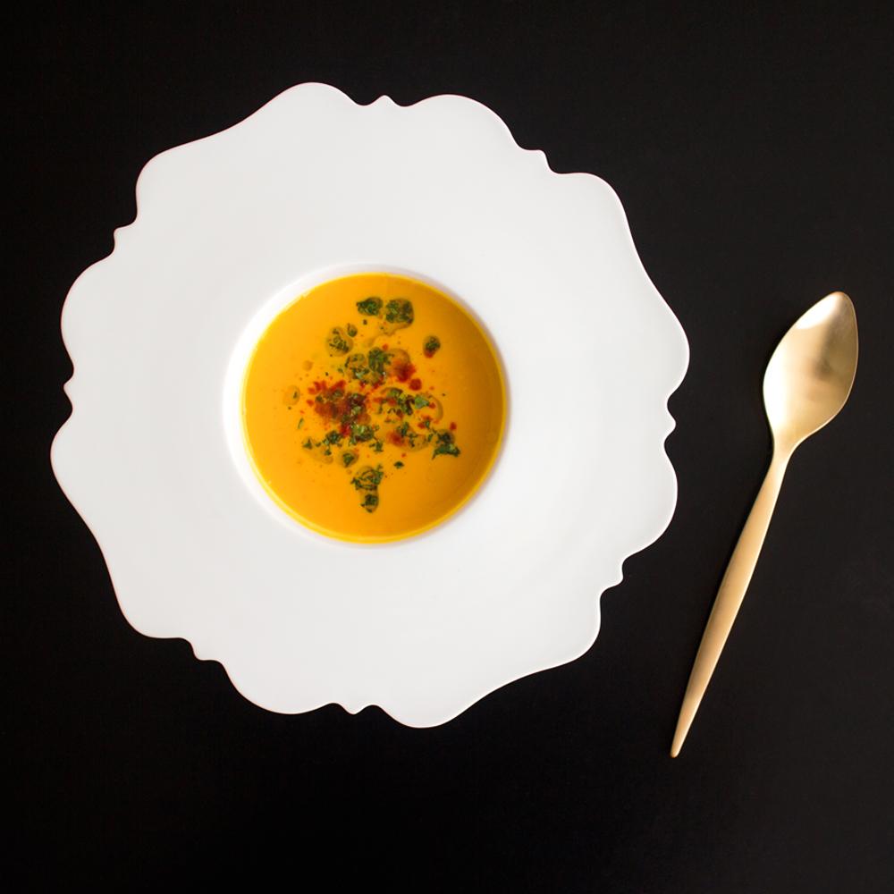 Rezeptbild: Süßkartoffelsuppe mit Orange und Pimentón de la Vera