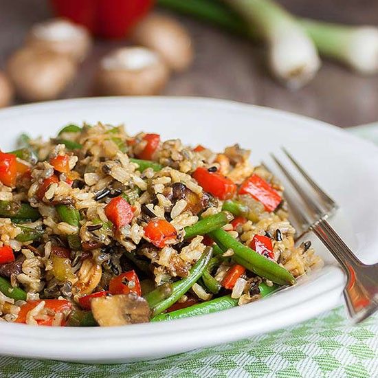 Rezeptbild: Reispfanne mit Gemüse