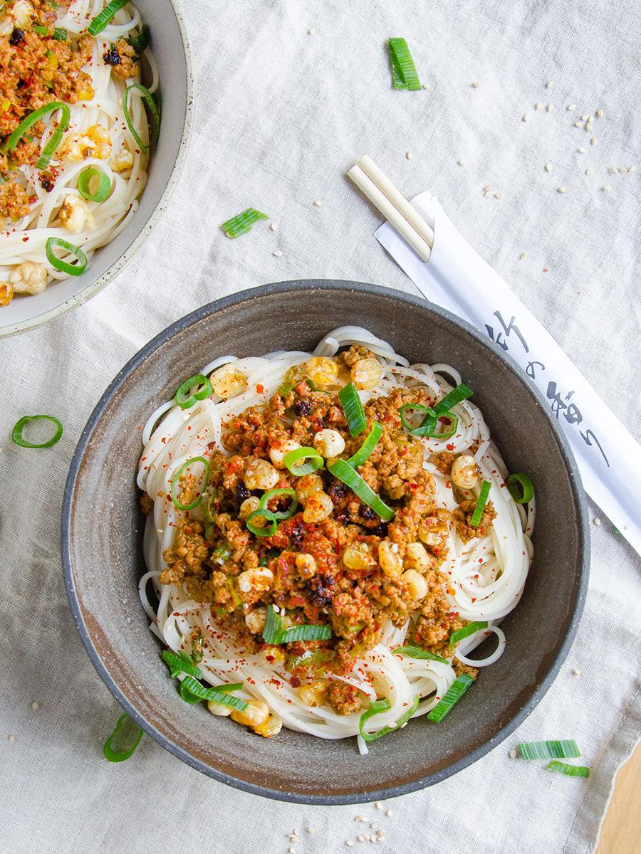 Rezeptbild: DanDan Nudeln