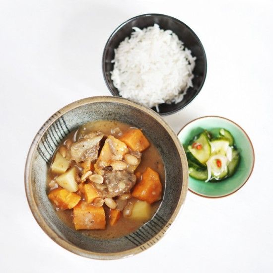 Rezeptbild: Massaman Curry mit Rindfleisch